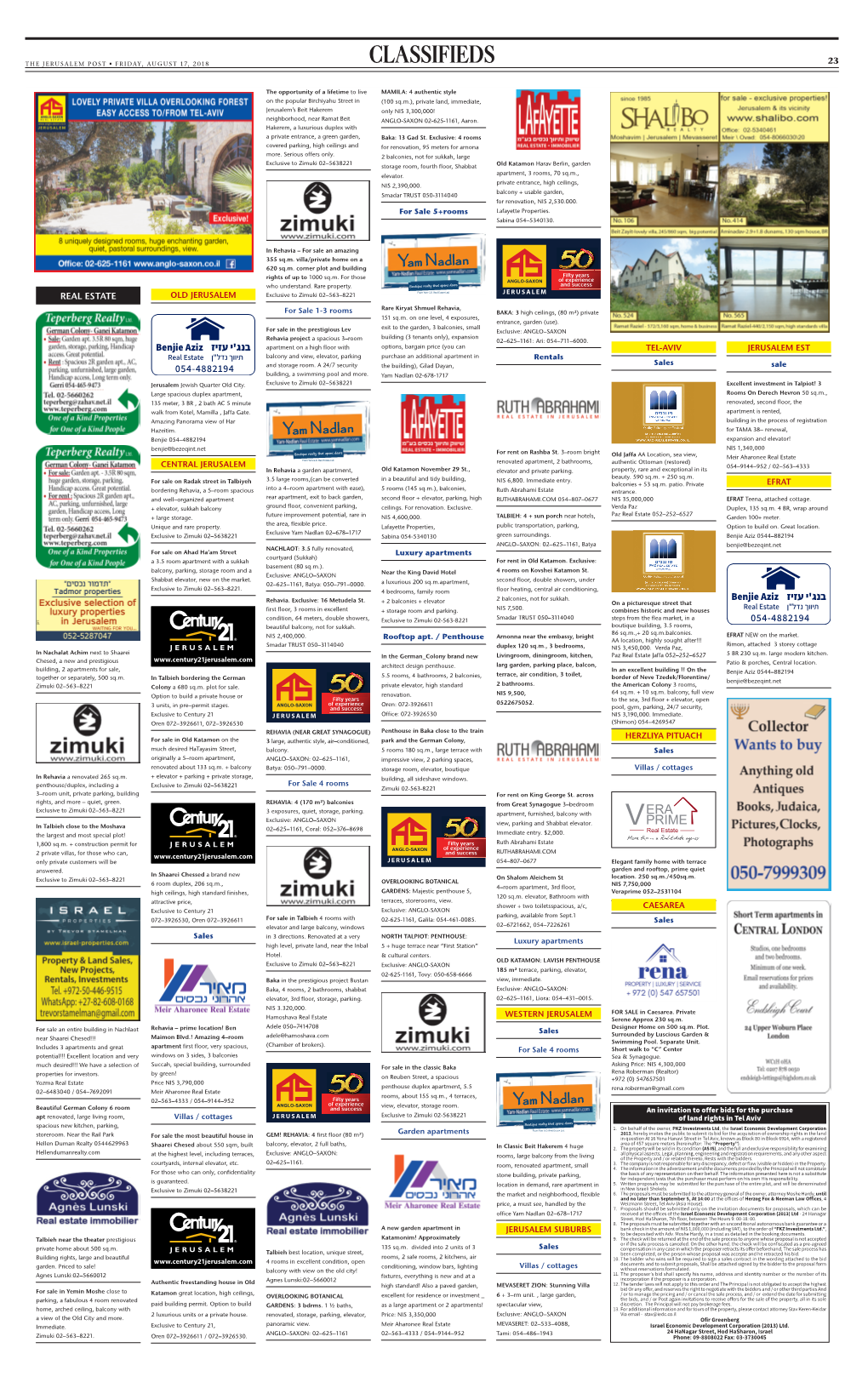 Classifieds 23