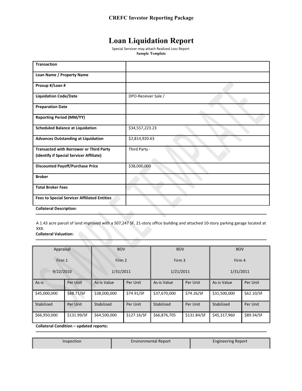 Loan Modification Template