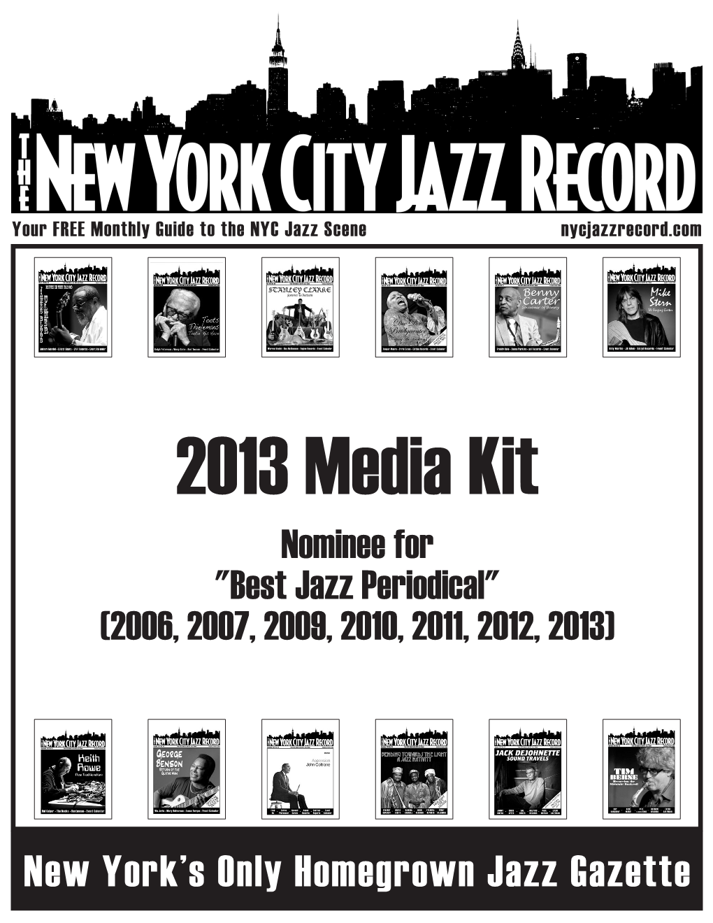 New York's Only Homegrown Jazz Gazette