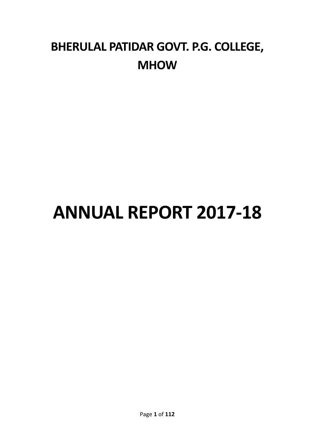 Annual Report 2017-18