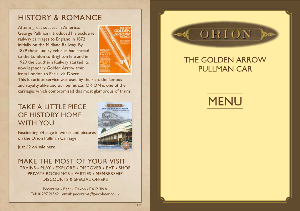 The Golden Arrow Pullman Car History & Romance