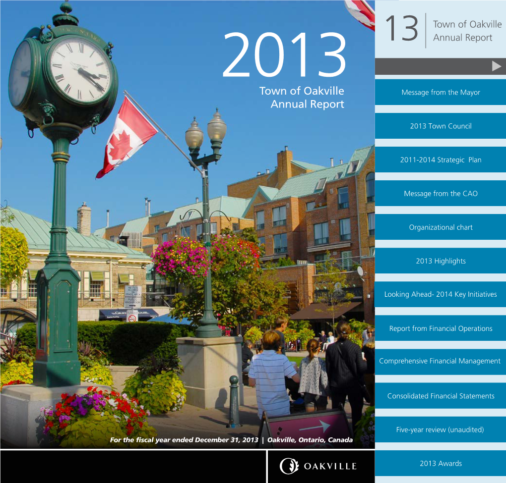 2013 Town of Oakville Annual Report