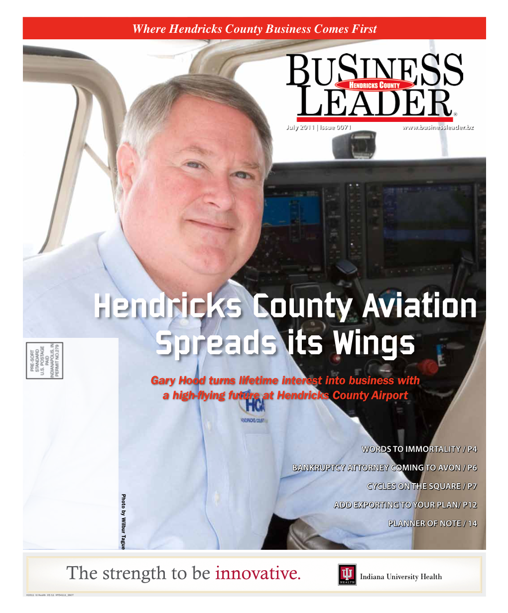 Hendricks County Aviation Spreads Its Wings