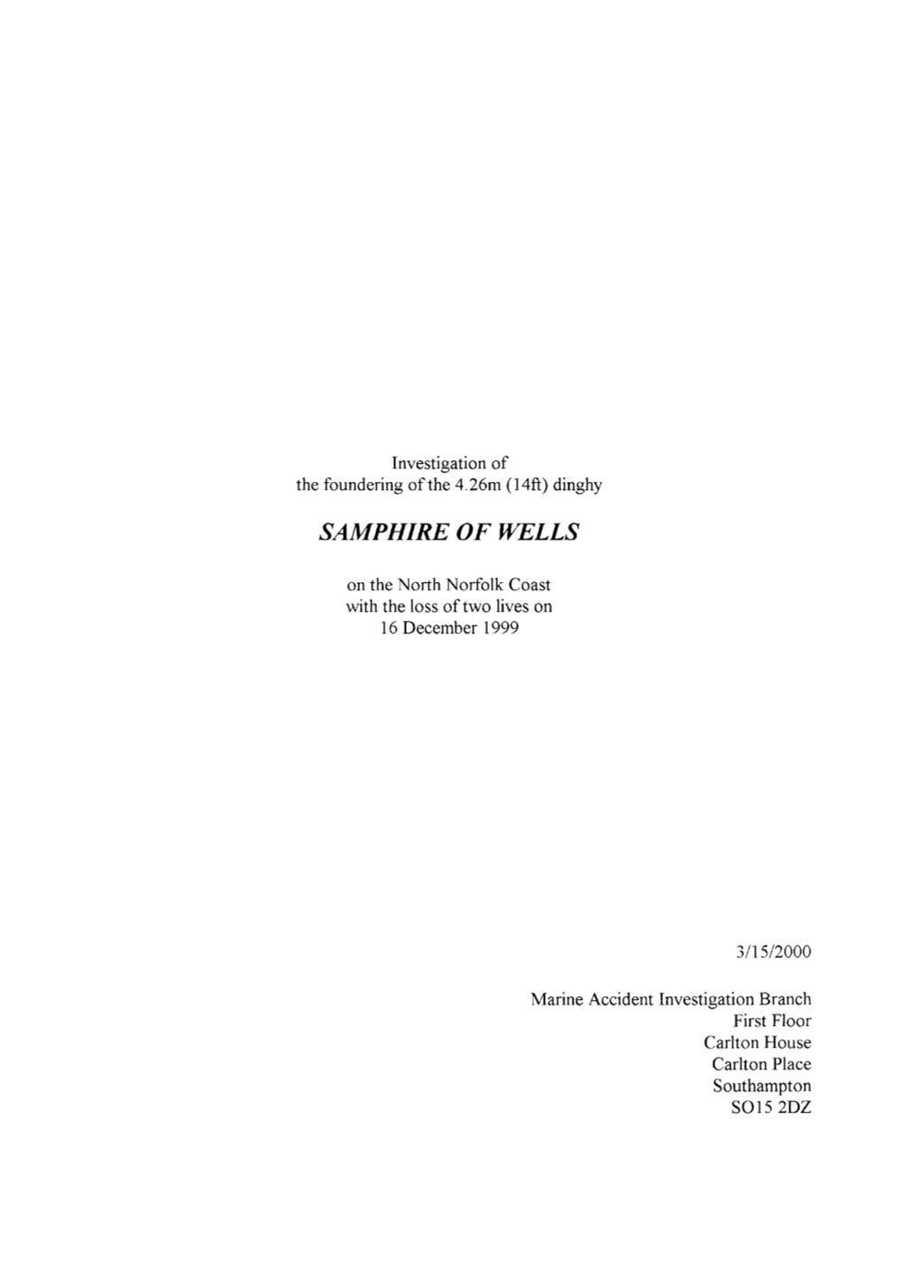 Samphire of Wells.Pdf