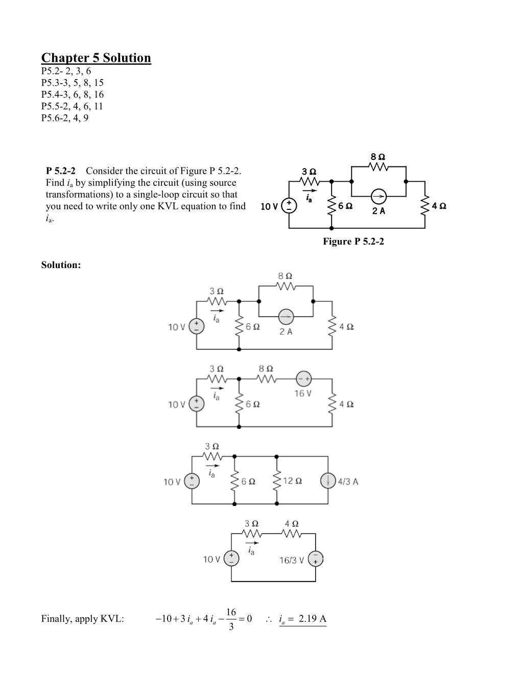 Chapter 5 Solution-1