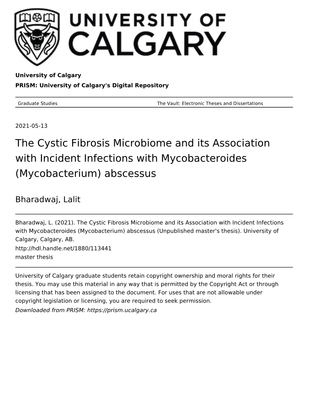 The Cystic Fibrosis Microbiome and Its Association with Incident Infections with Mycobacteroides (Mycobacterium) Abscessus