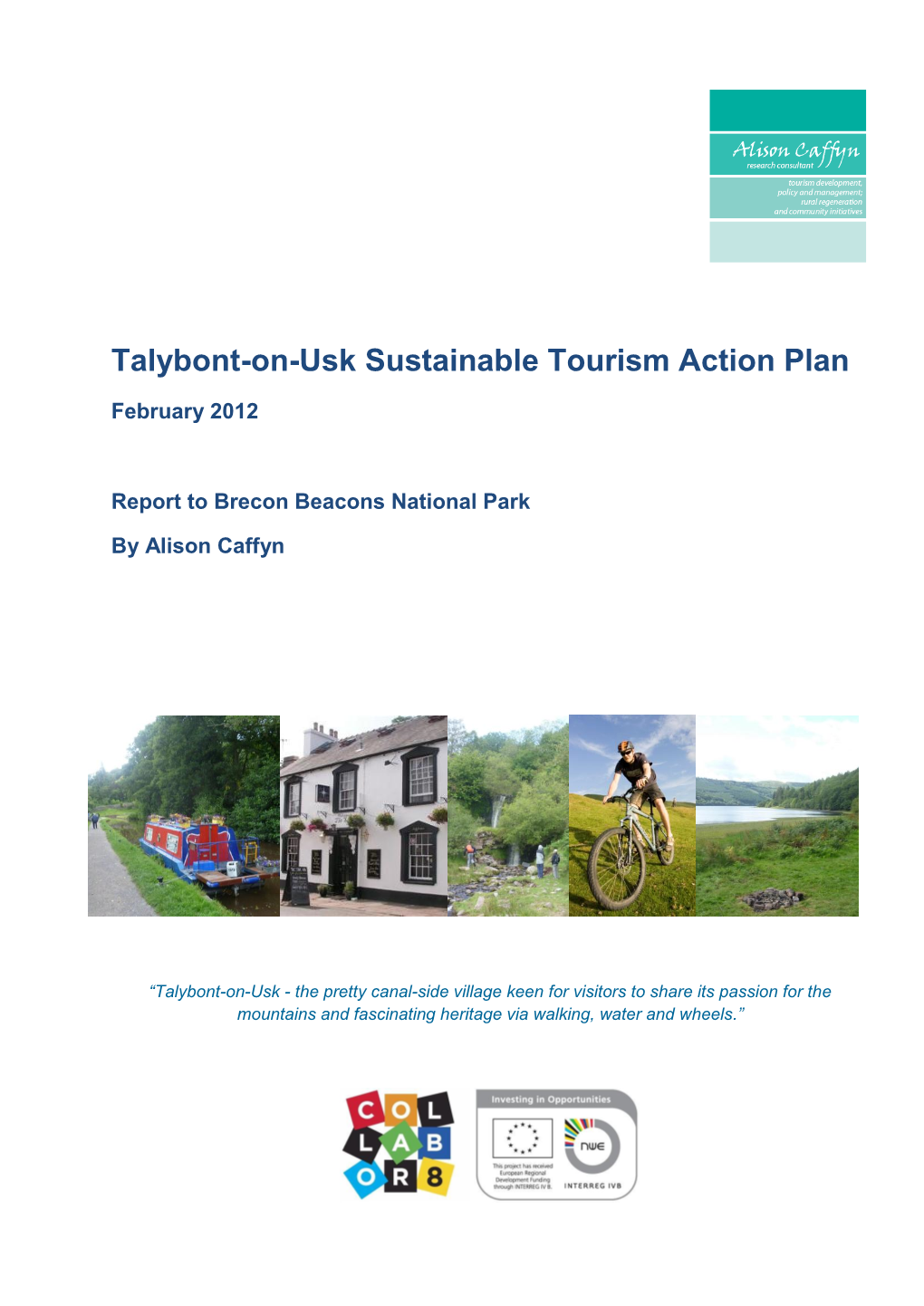 Talybont on Usk Sustainable Tourism Action Plan and Strategy