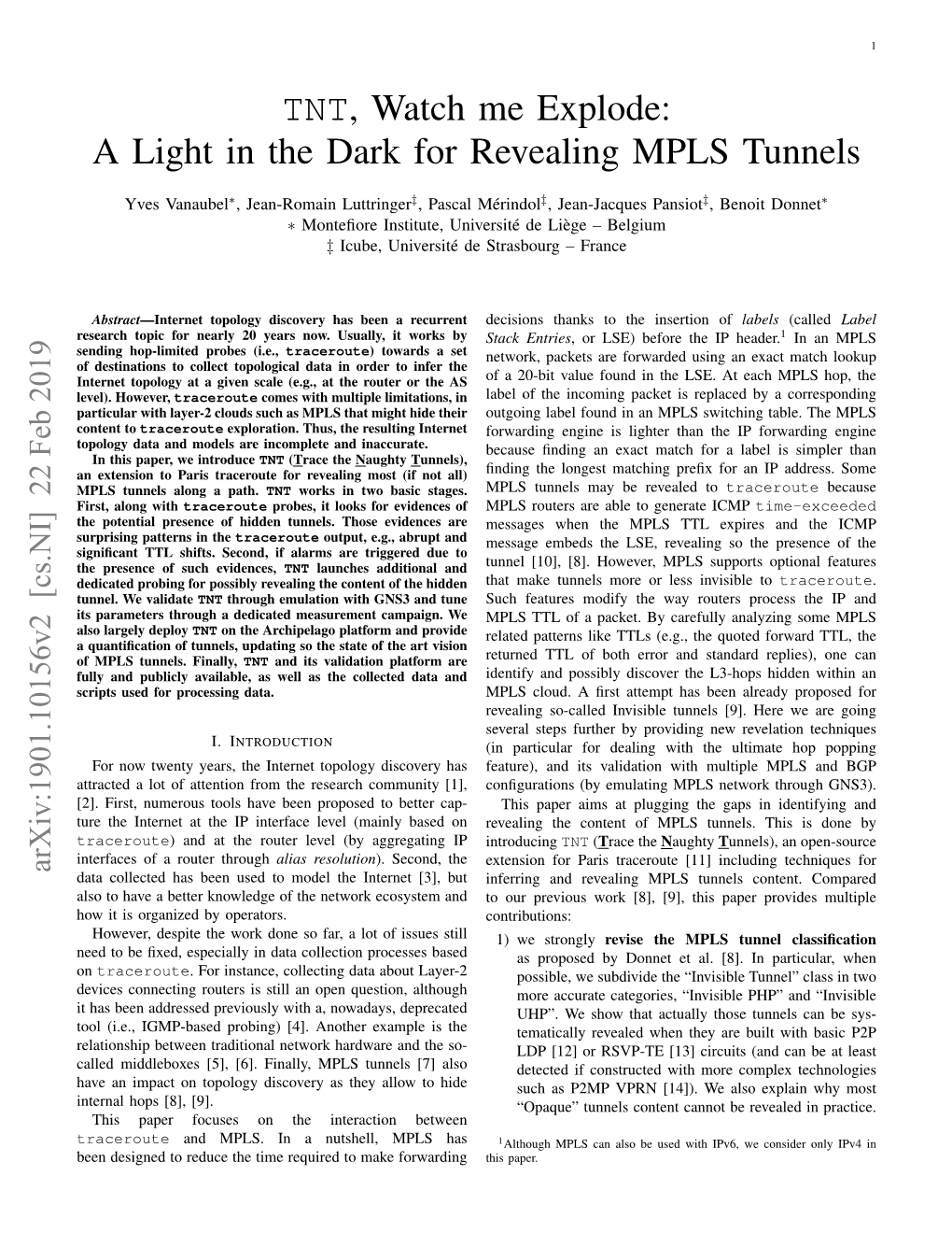 TNT, Watch Me Explode: a Light in the Dark for Revealing MPLS Tunnels
