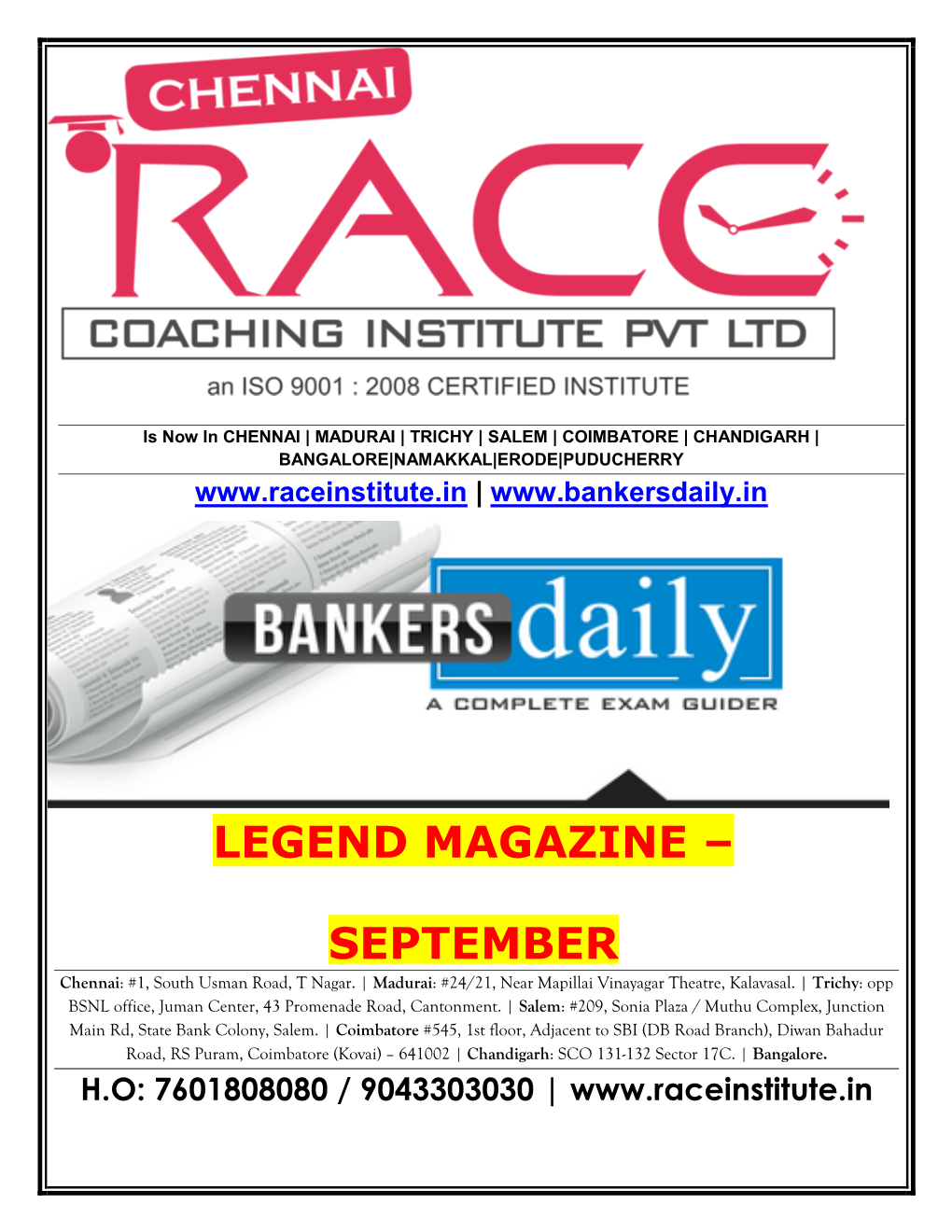 Legend Magazine – September