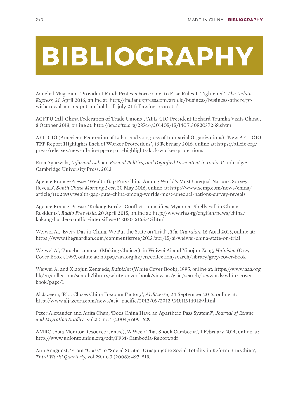 Bibliography Bibliography