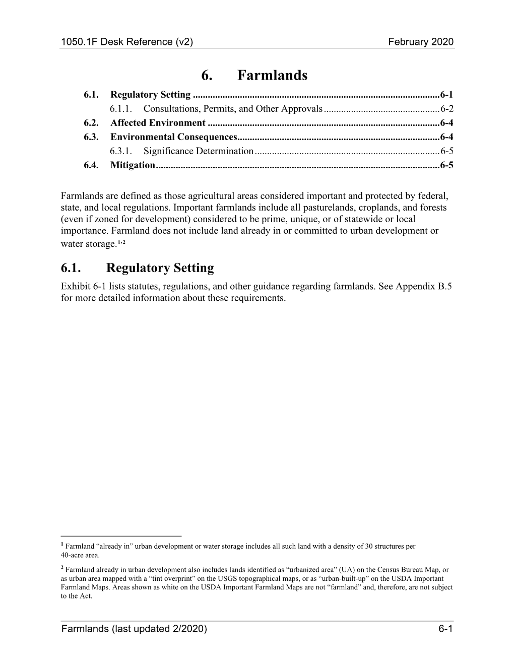 Chapter 6. Farmlands – February 2020