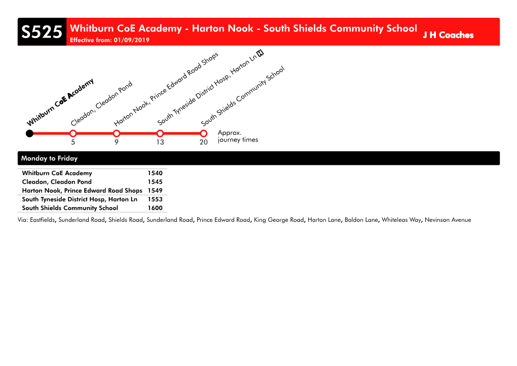 S525 Whitburn Coe Academy