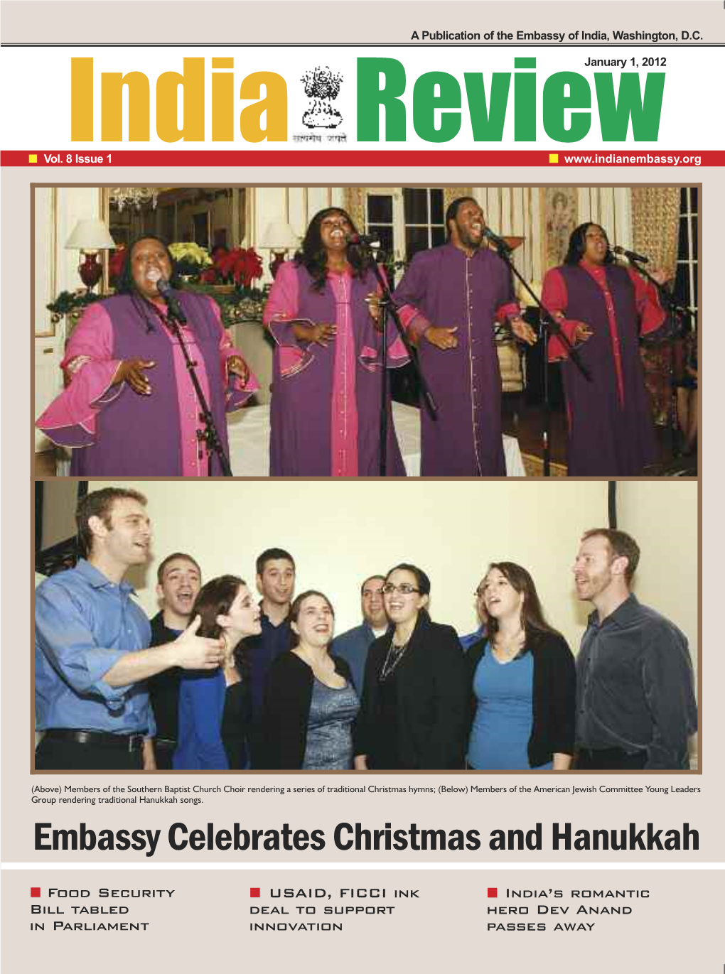 Embassy Celebrates Christmas and Hanukkah