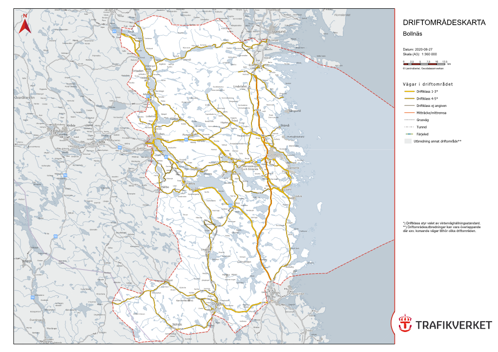 Karta Över Driftområde Bollnäs (Pdf, 2,1