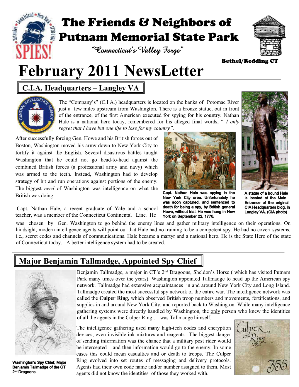 February 2011 Newsletter C.I.A