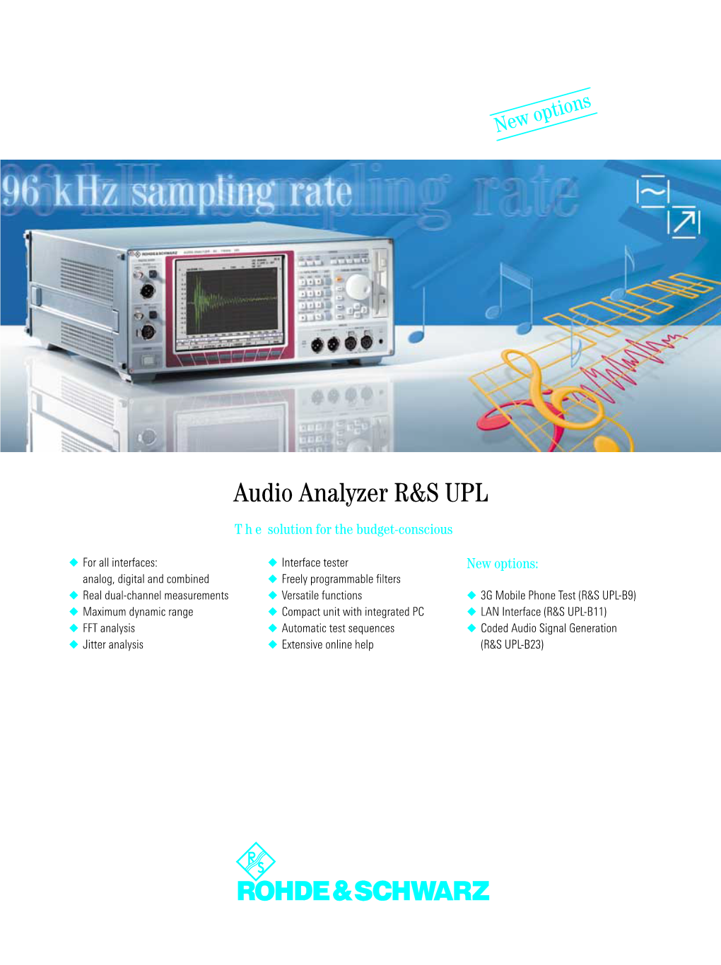 Audio Analyzer R&S