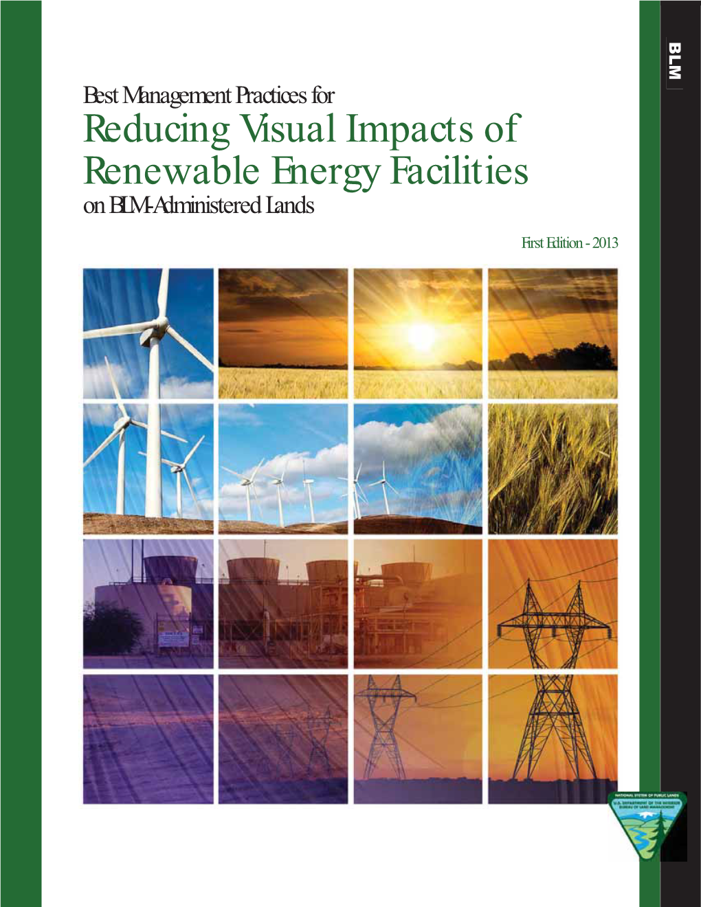 Reducing Visual Impacts of Renewable Energy Facilities on BLM-Administered Lands
