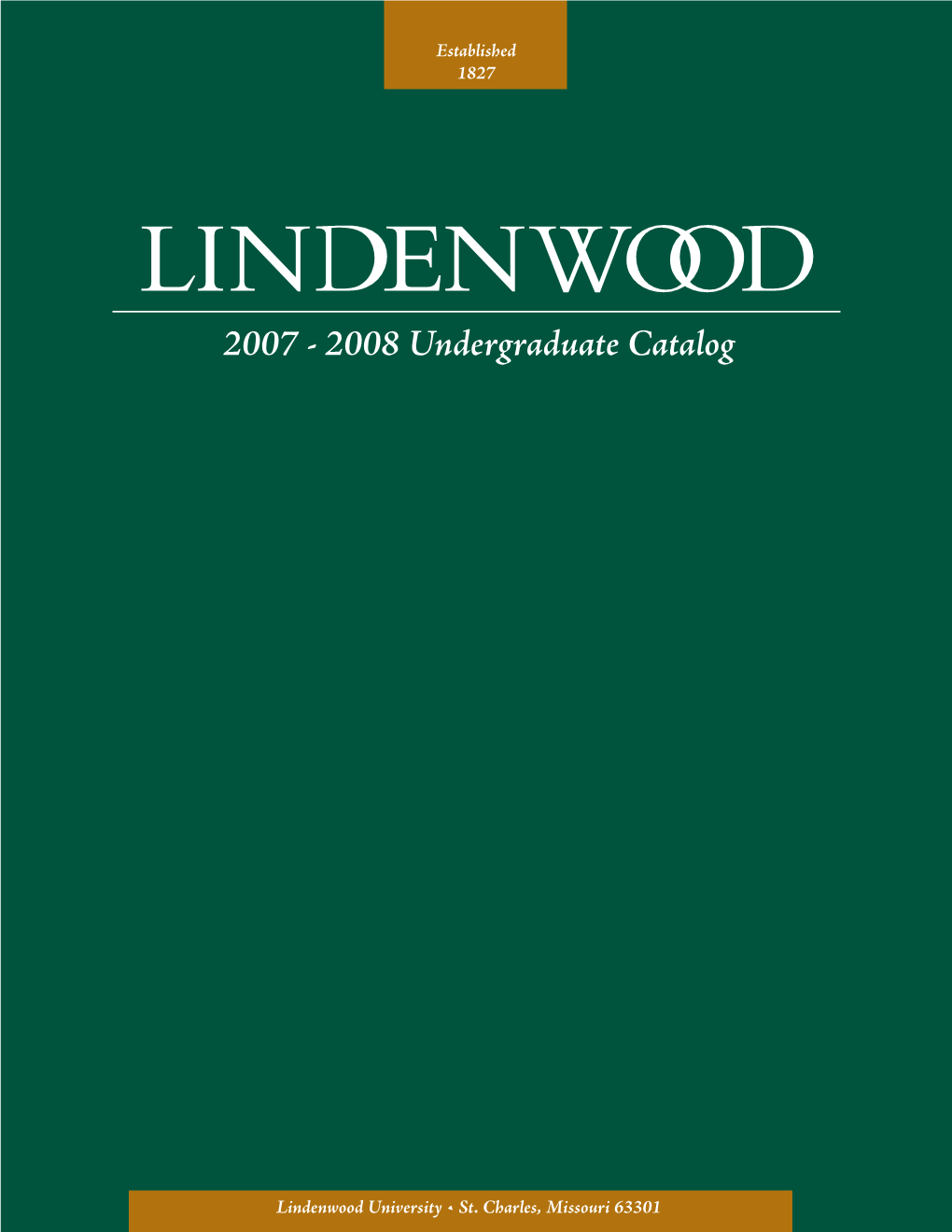 2008 Undergraduate Catalog
