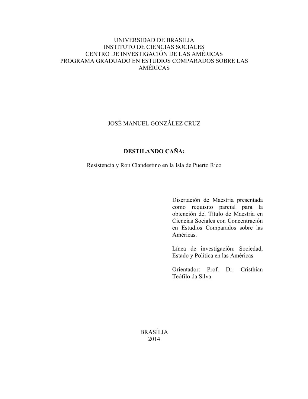 Resistencia Y Ron Clandestino En La Isla De Puerto Rico