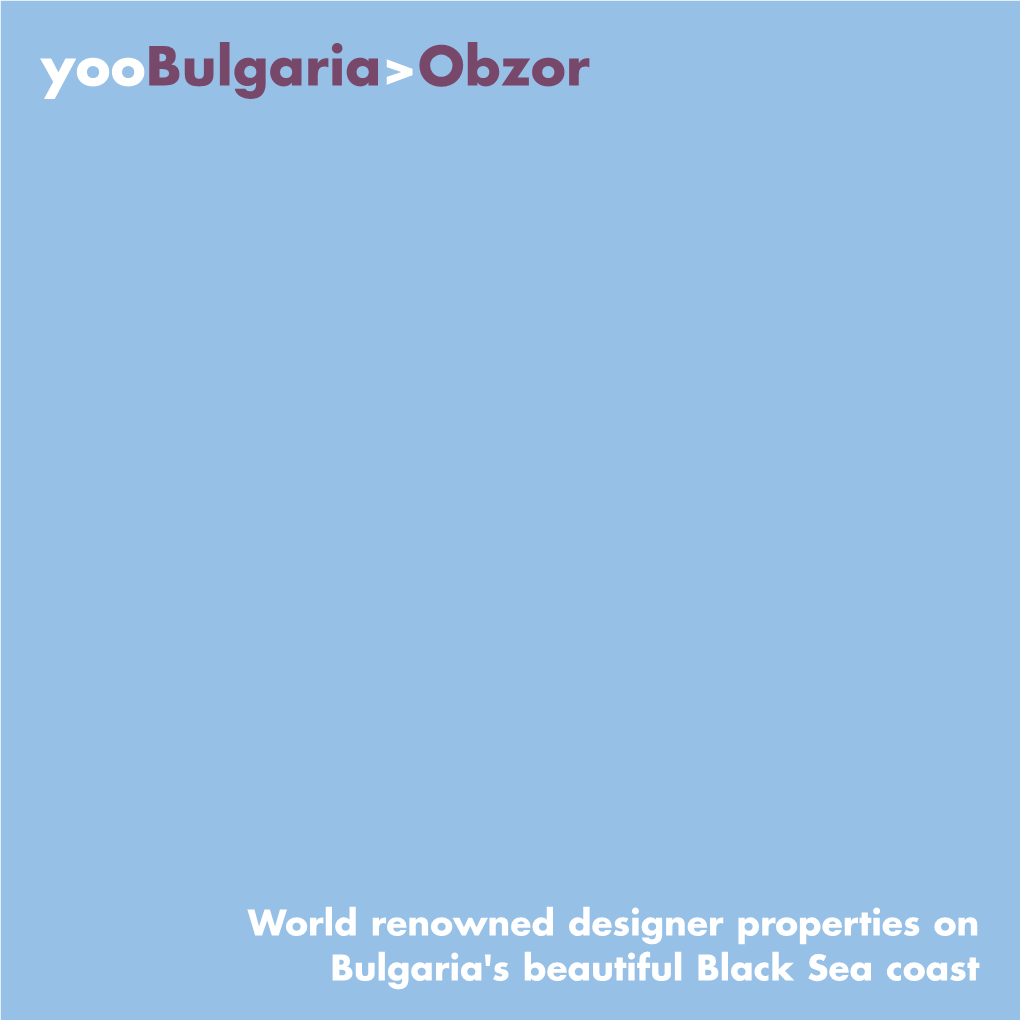 Yoobulgaria&gt;Obzor