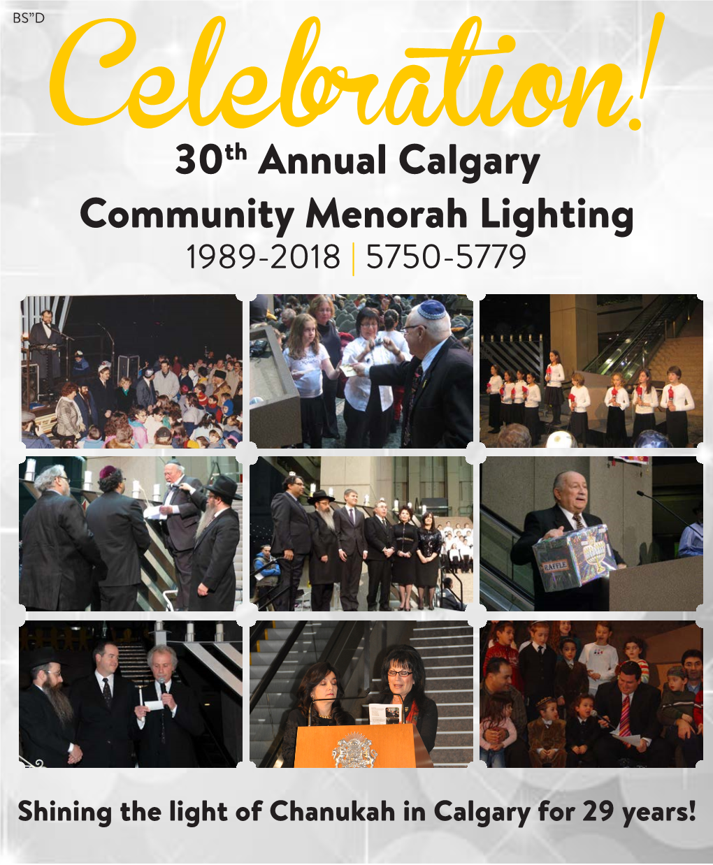 30Th Annual Calgary Community Menorah Lighting