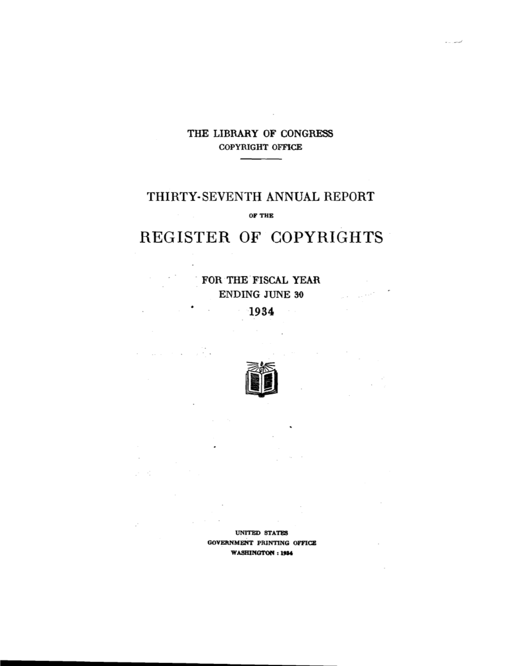 1934 Annual Report