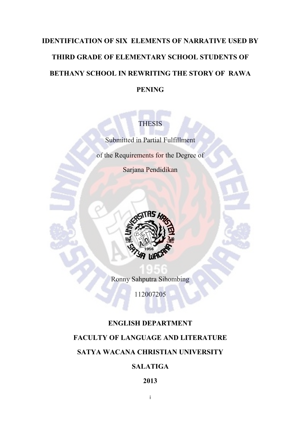 An Investigation of Metacognitive Reading