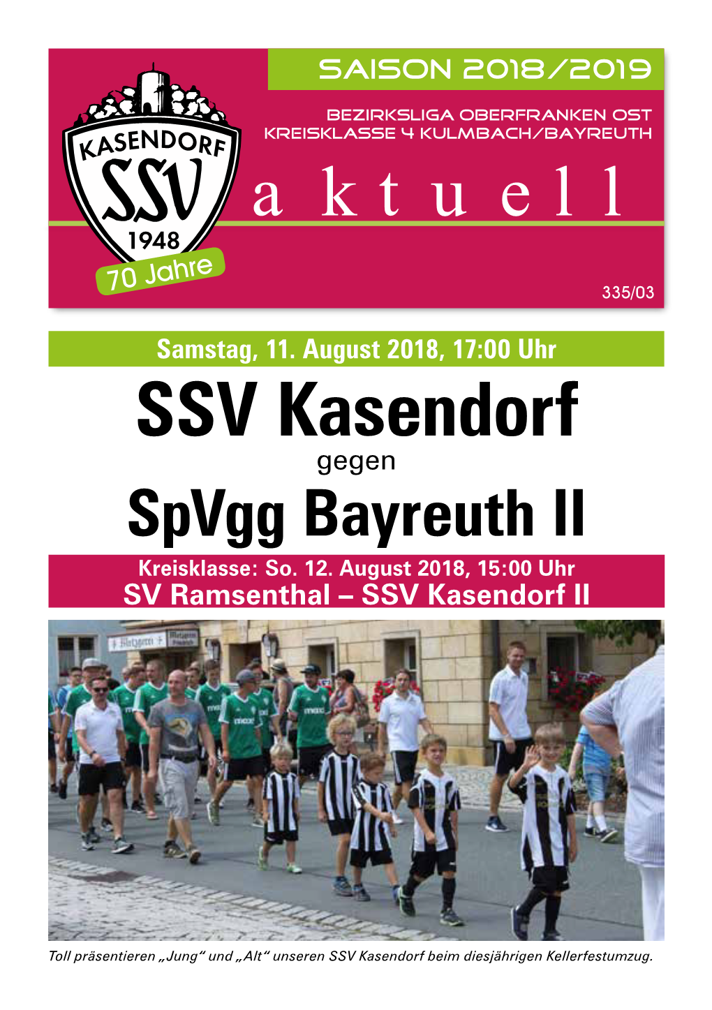 Spvgg Bayreuth II Kreisklasse: So