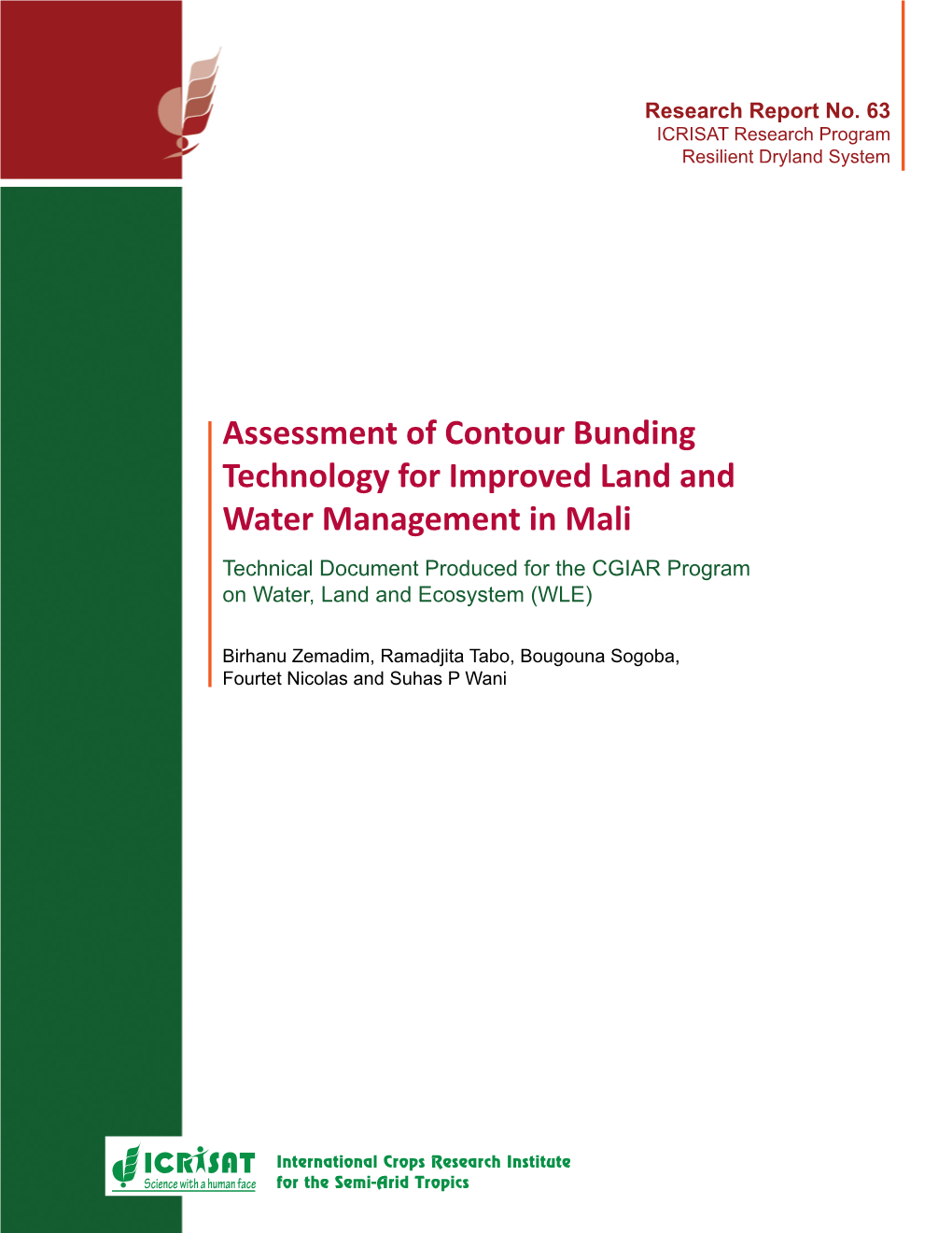 Assessment of Contour Bunding Technology for Improved Land And