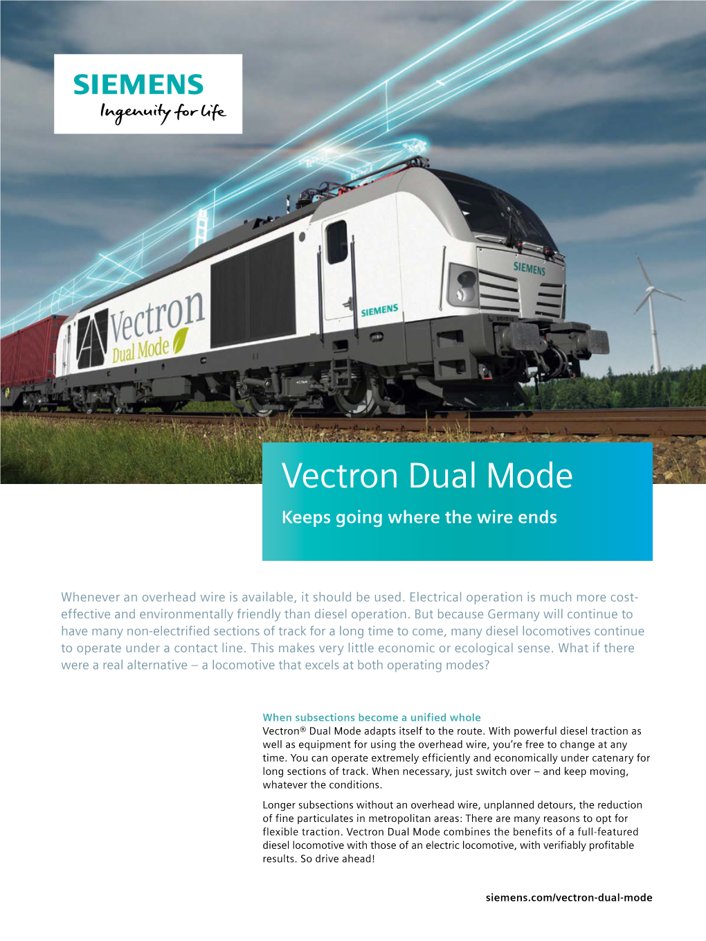 Vectron Dual Mode Broschuere, English Version