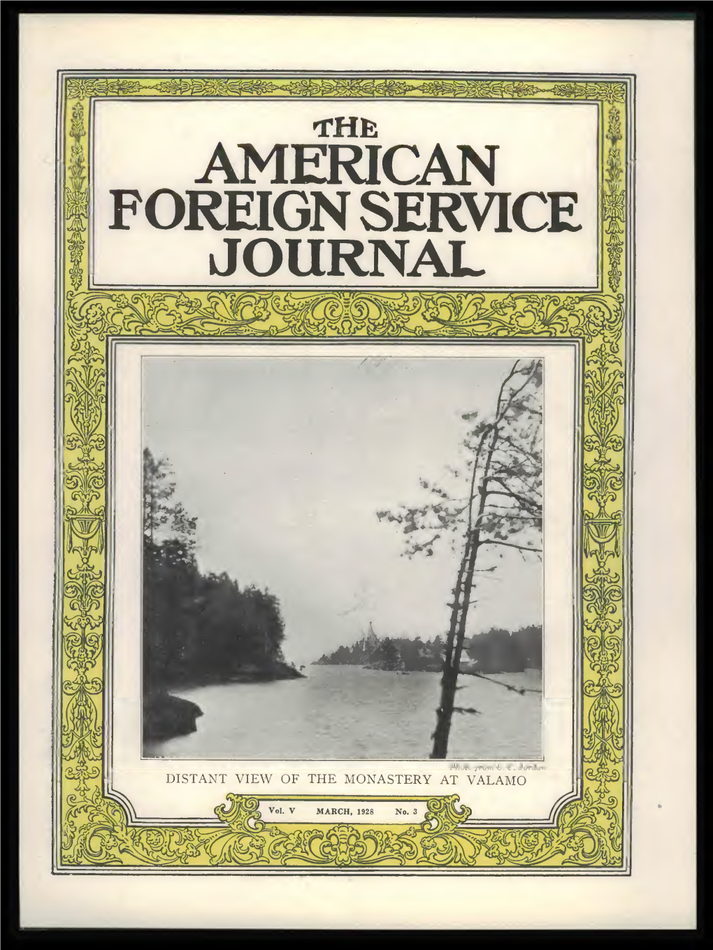 The Foreign Service Journal, March 1928