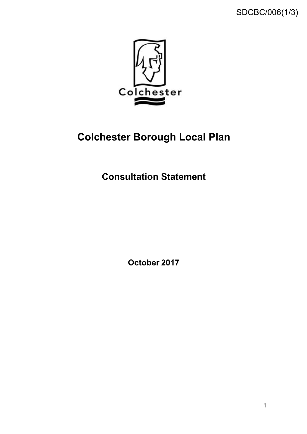 Colchester Borough Local Plan