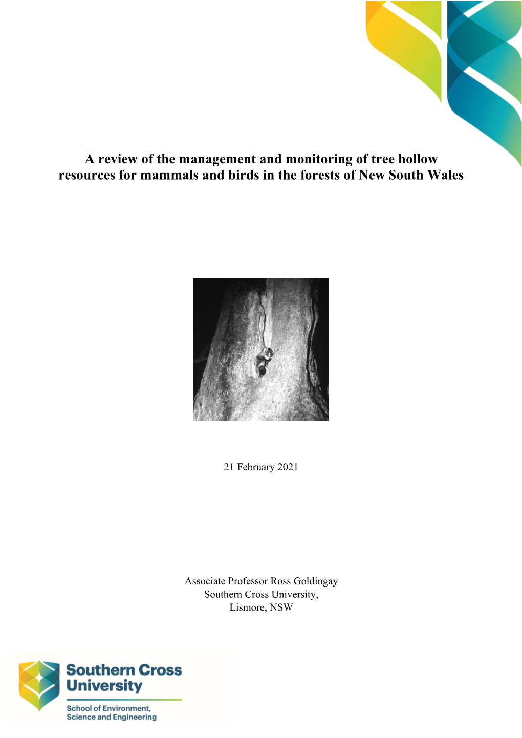 5 Review of the Management and Monitoring of Tree Hollow Resources