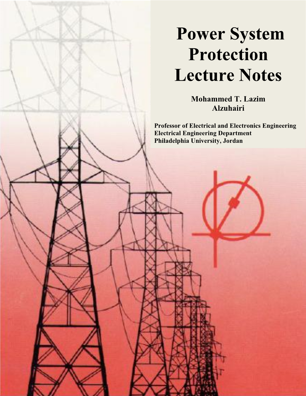 Power System Protection Lecture Notes