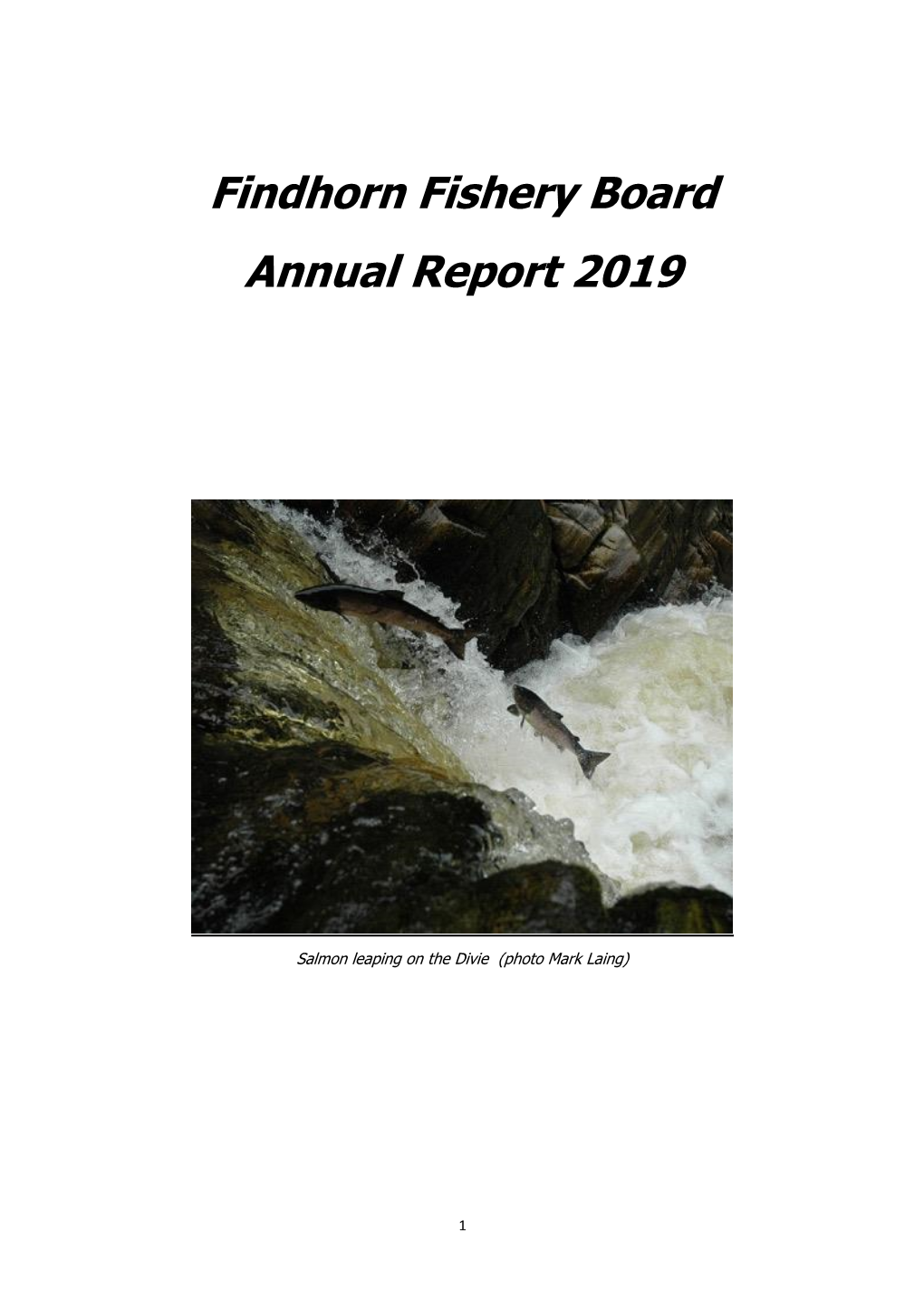 2019 Findhorn Fishery Board Annual Report