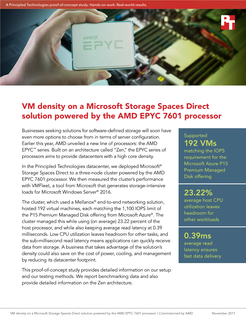 AMD EPYC Microsoft Storage Spaces Direct