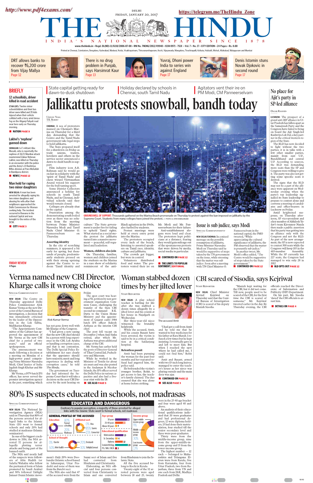 Jallikattu Protests Snowball, Bandh Today