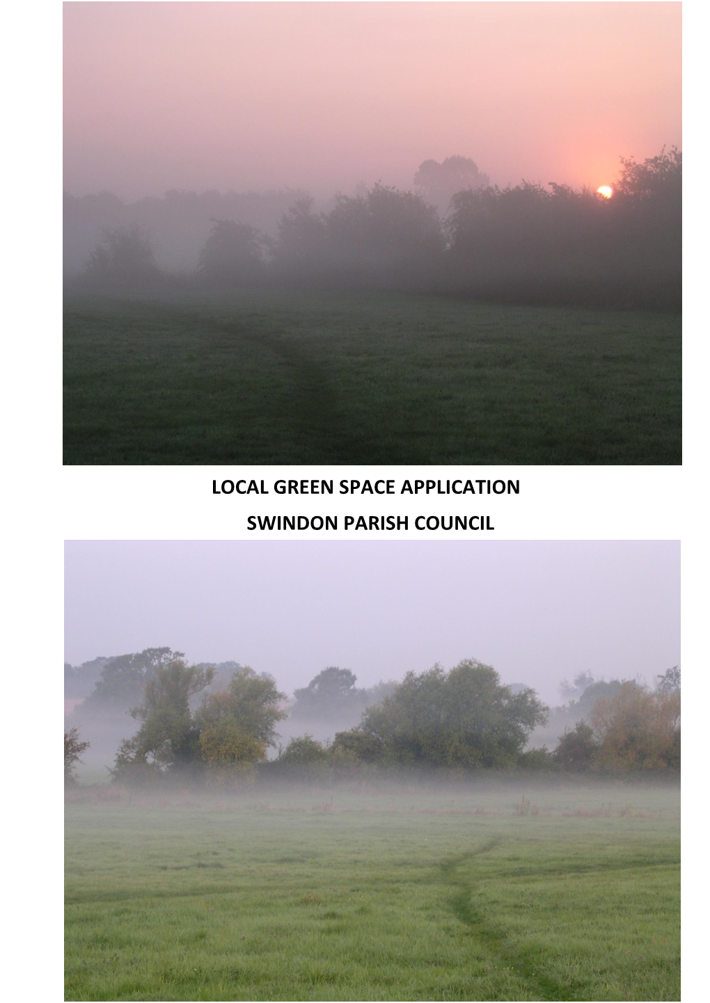 Local Green Space Application Swindon Parish