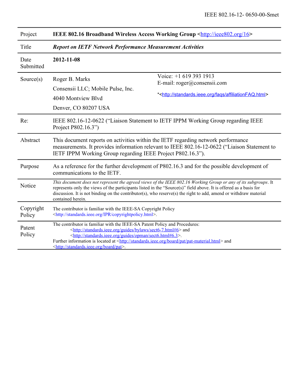 IEEE 802.16 Mentor Document Template s2