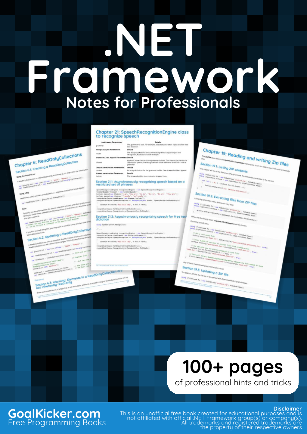 NET Framework Notes for Professionals Book Is Compiled from Stack Overﬂow Documentation, the Content Is Written by the Beautiful People at Stack Overﬂow