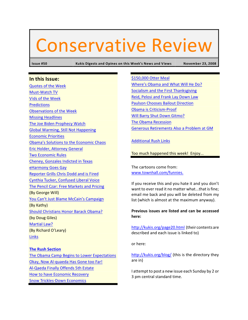 Conservative Review