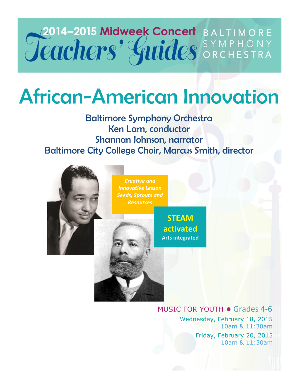 African-American Innovation Baltimore Symphony Orchestra Ken Lam, Conductor