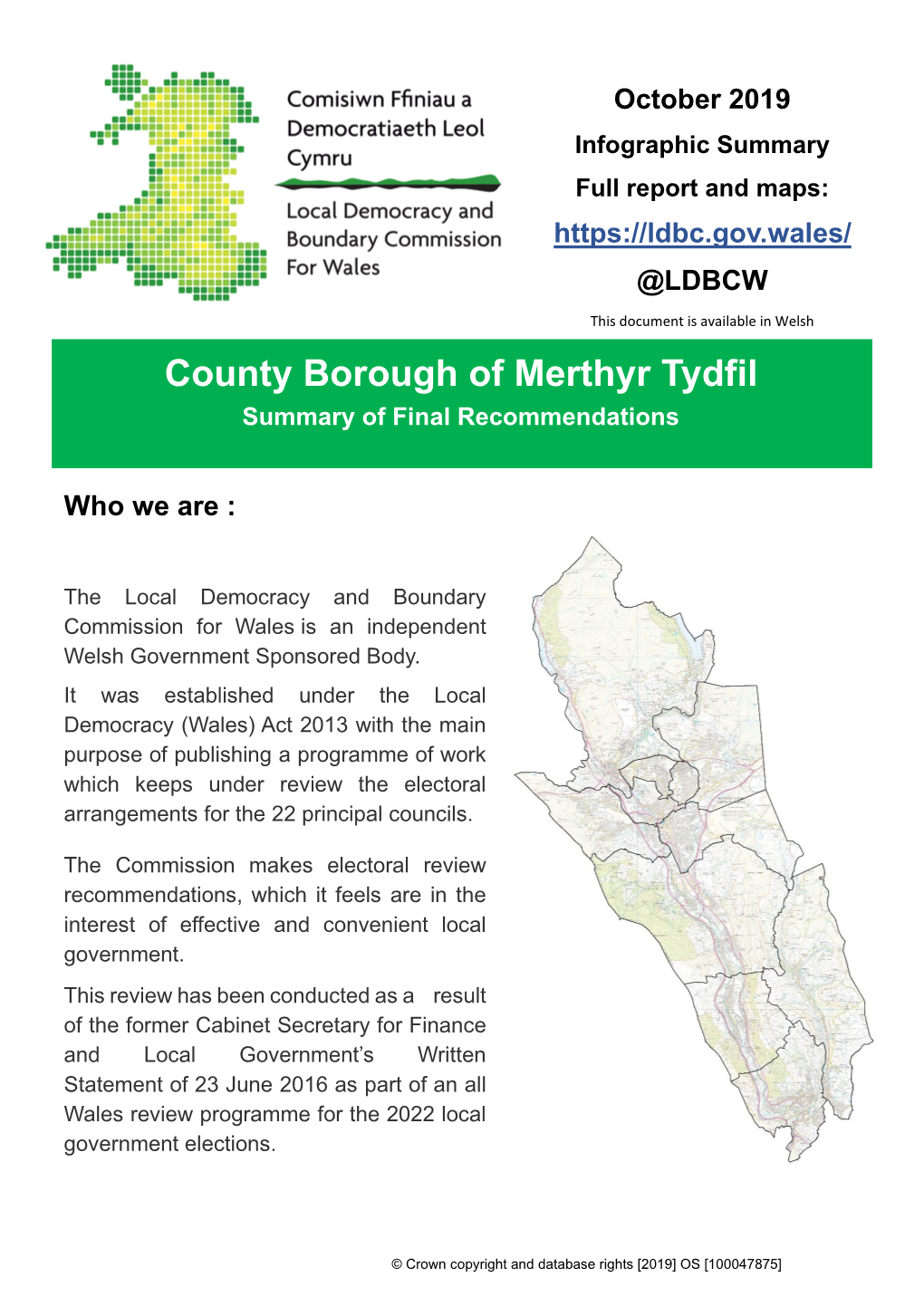 County Borough of Merthyr Tydfil