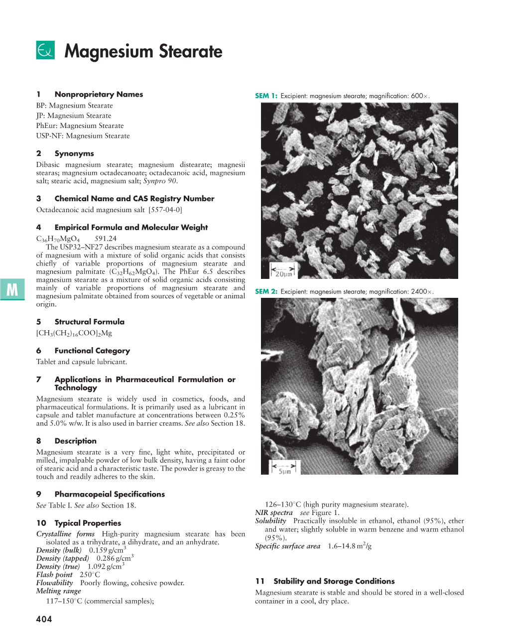 Magnesium Stearate