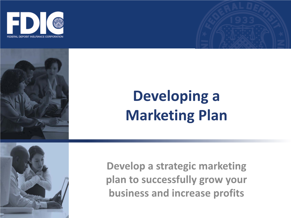 Developing a Marketing Plan