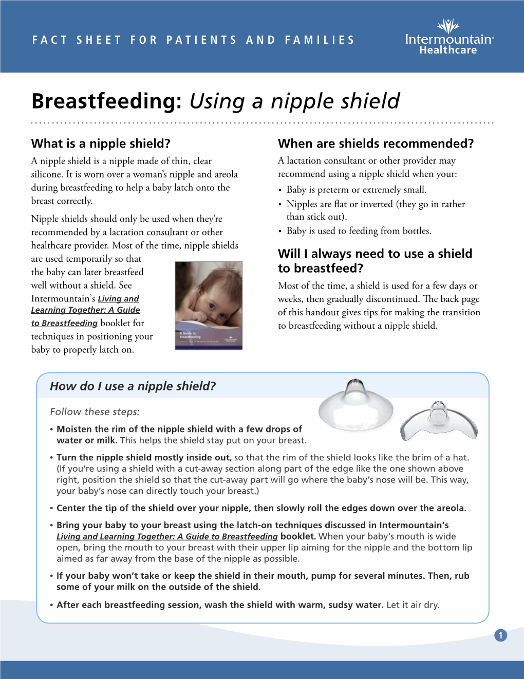 Breastfeeding: Using a Nipple Shield