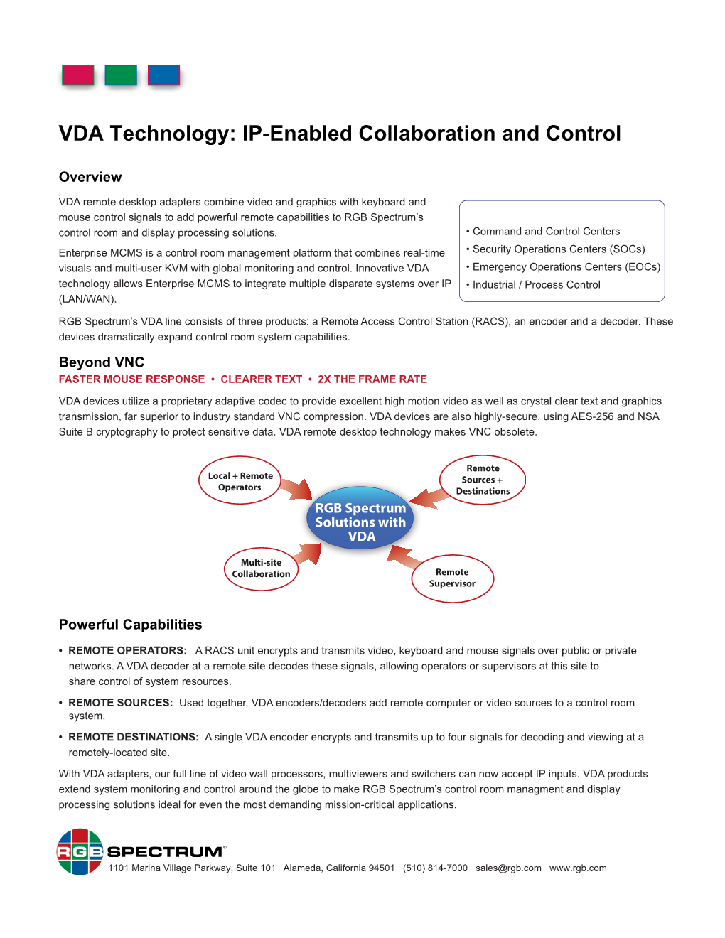 VDA and Enterprise MCMS 1-Page 2014-05 05