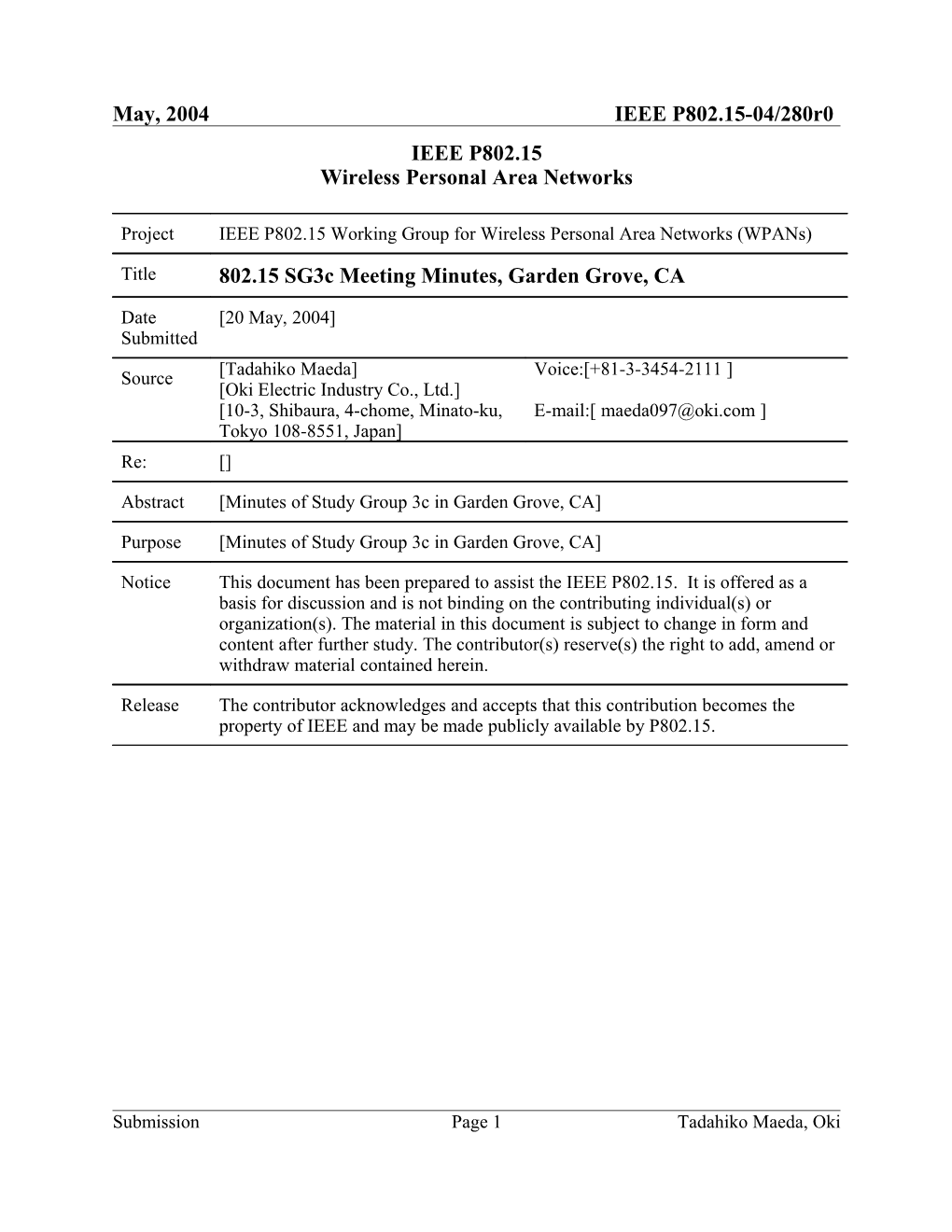 Wireless Personal Area Networks s26