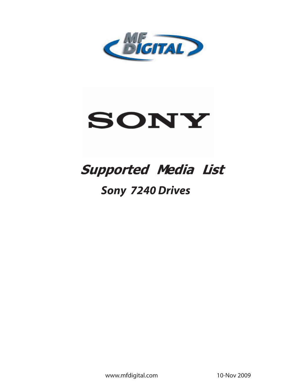 Sony Optiarc 7240 DVD-R/+R Drive