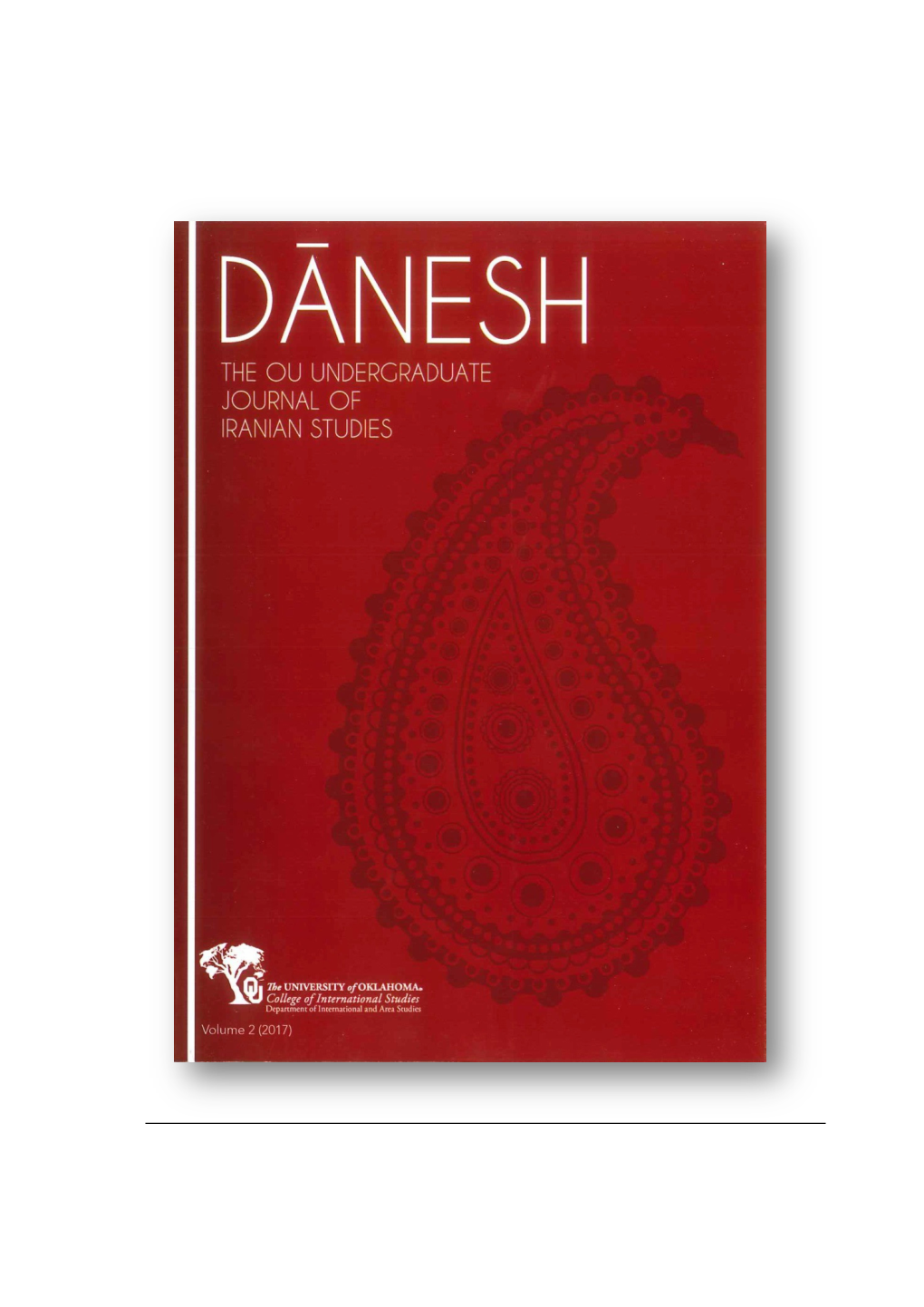DĀNESH: the OU Undergraduate Journal of Iranian Studies